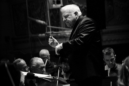 Music Director Leonard Slatkin and the DSO.